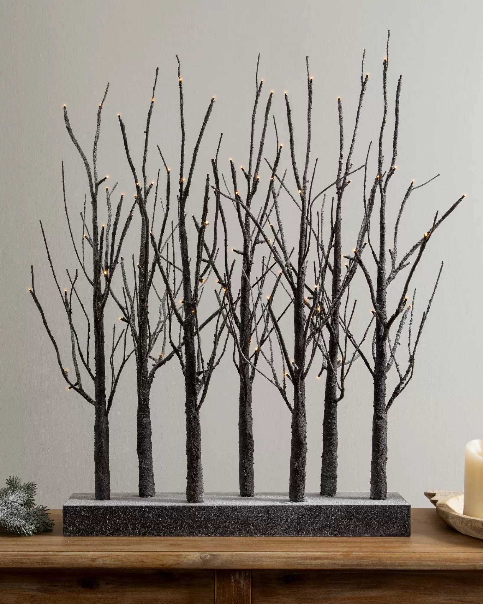 Sale Lit Snowy Branch LED Tree Grove Tabletop & Accent Trees