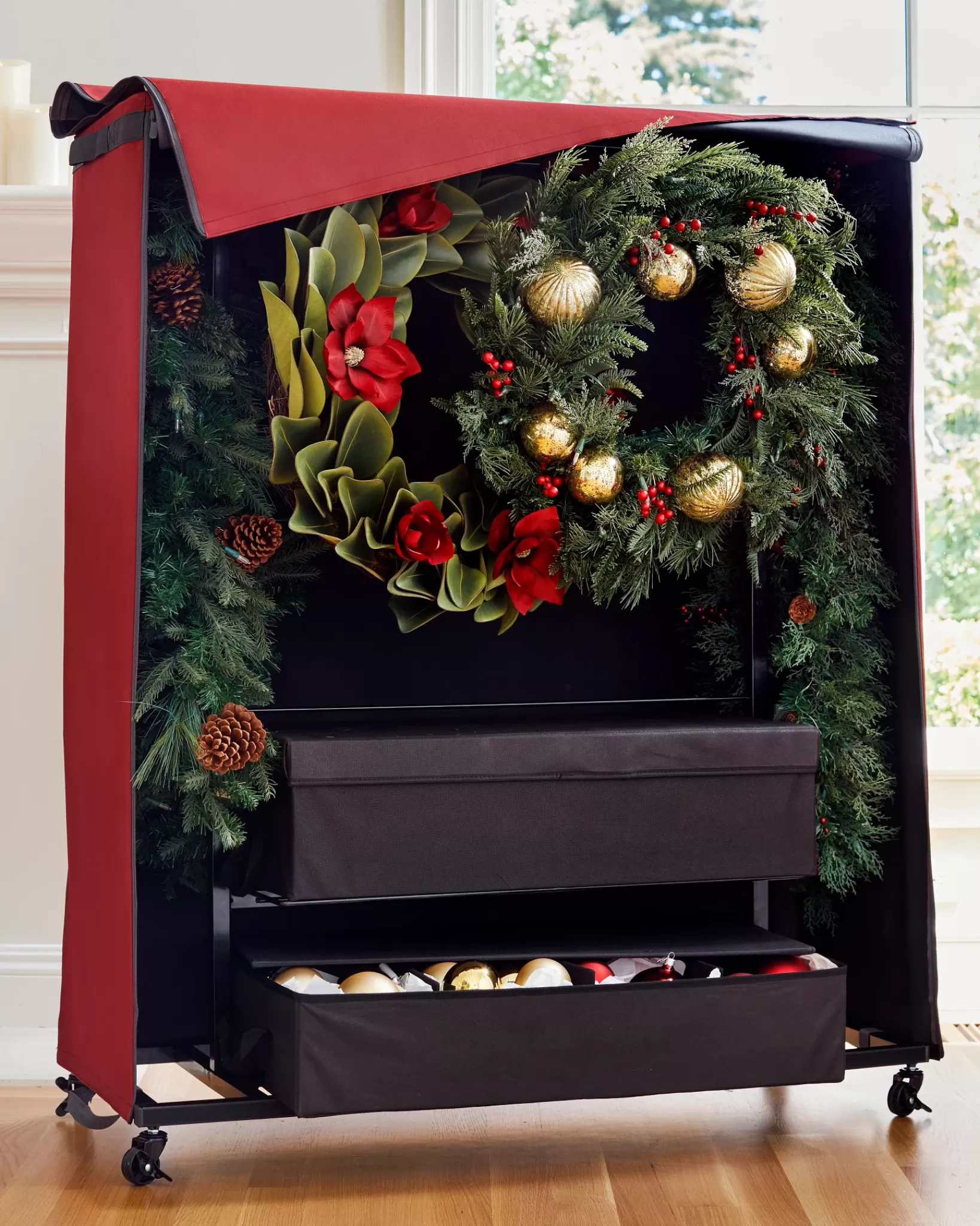 Sale Rolling Multipurpose Storage Chests Wreaths & Greenery