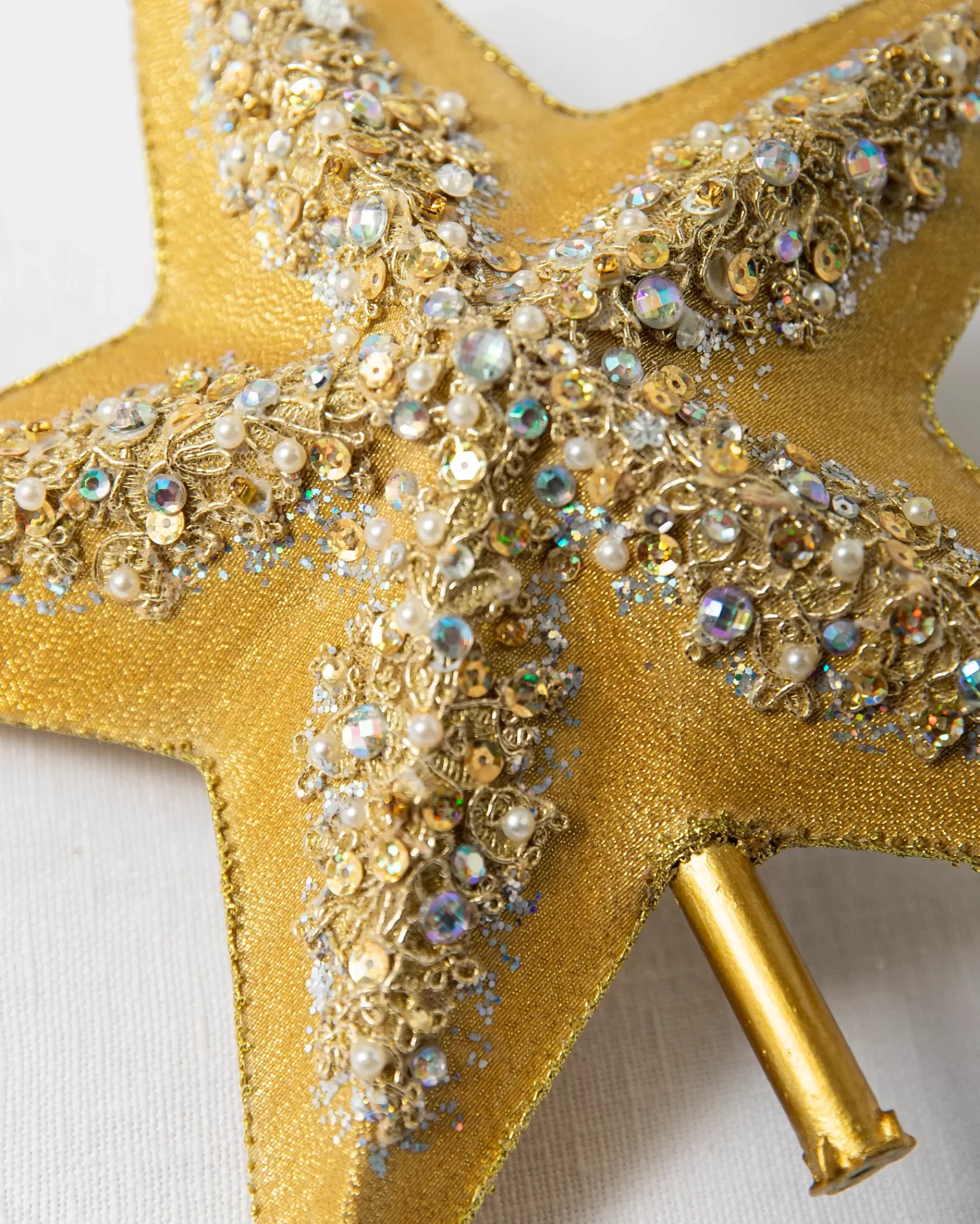 Cheap Star Beaded Christmas Tree Topper Toppers