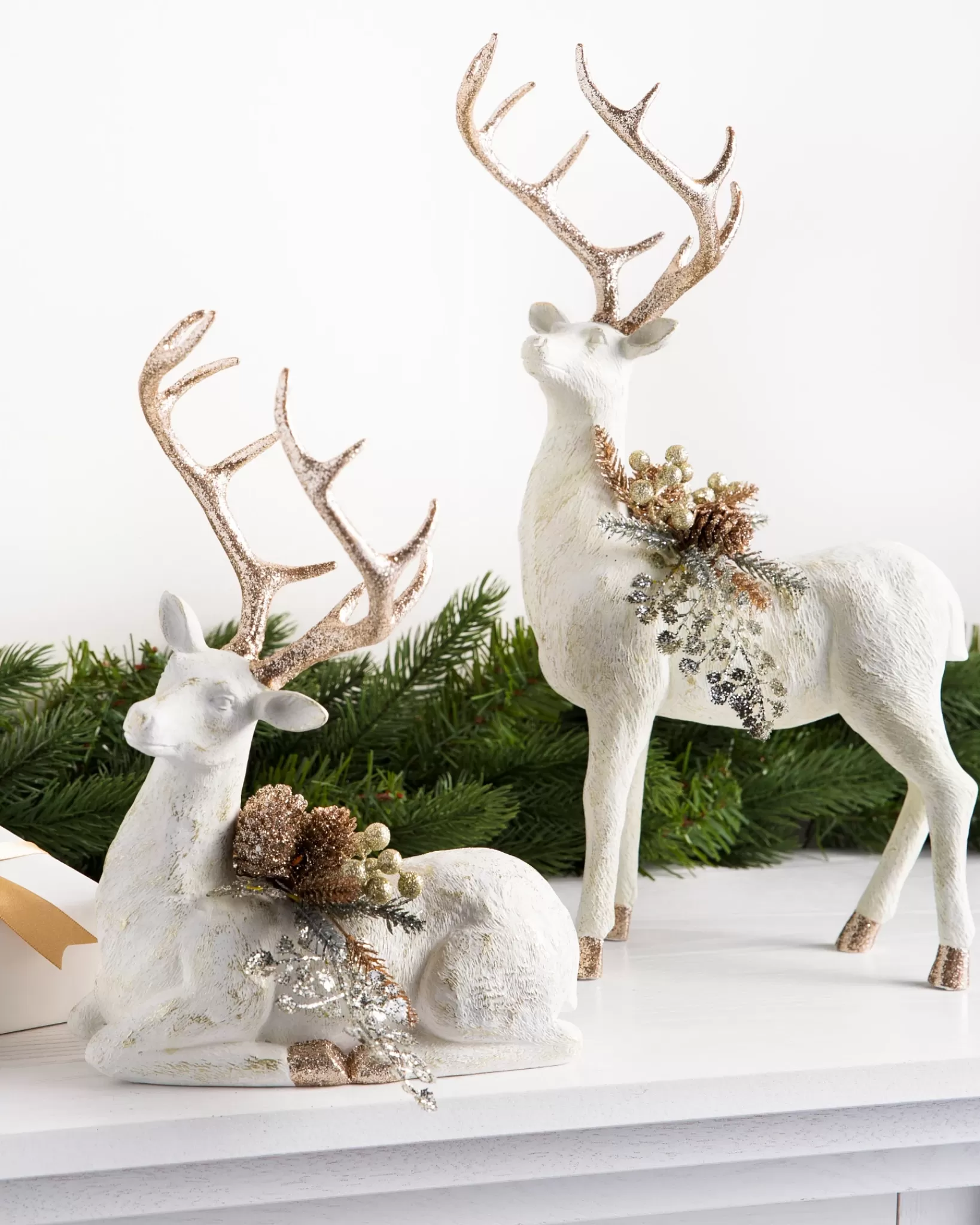 Sale Winter Frost Tabletop Deer Decorative Accents