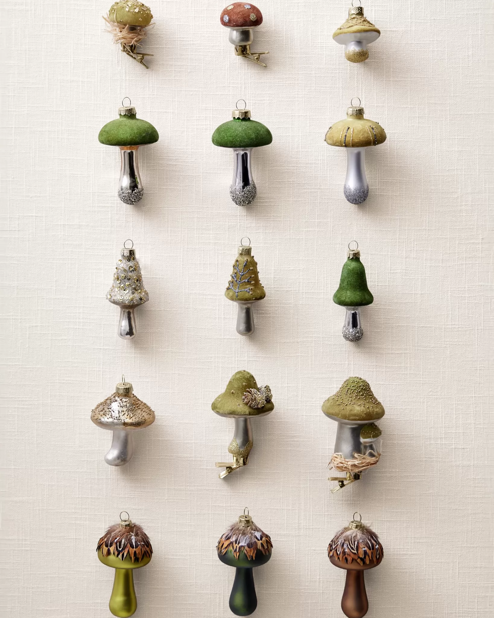 Cheap Woodland Glass Ornament Collection Ornaments