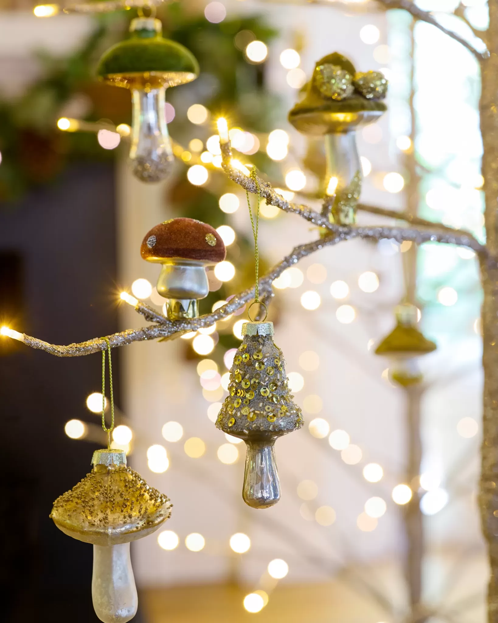 Cheap Woodland Glass Ornament Collection Ornaments